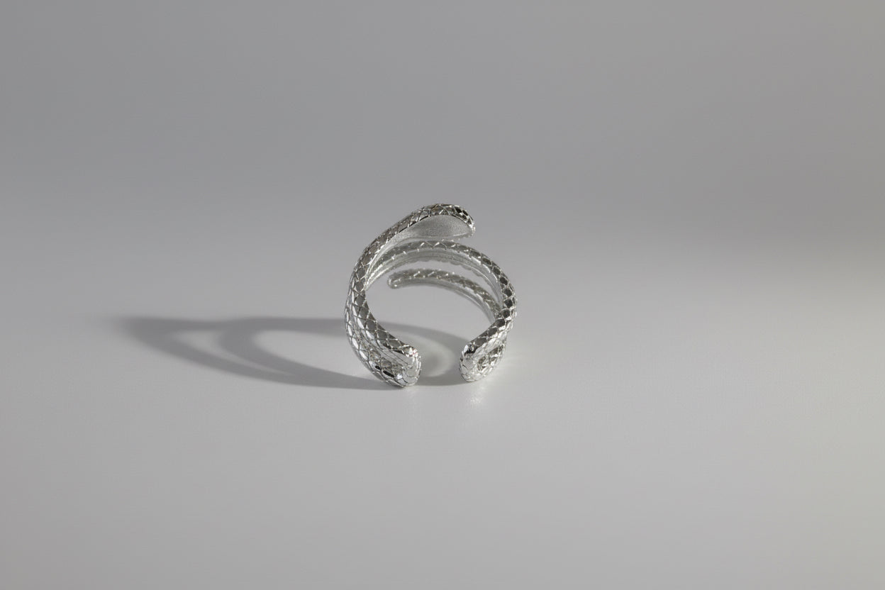 Anillo Ajustable Snake - Diseño Serpiente Moderno