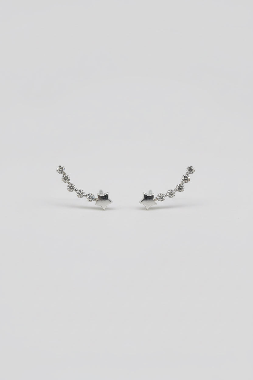 Pendientes Trepadores Estrellas - Diseño Elegante y Moderno