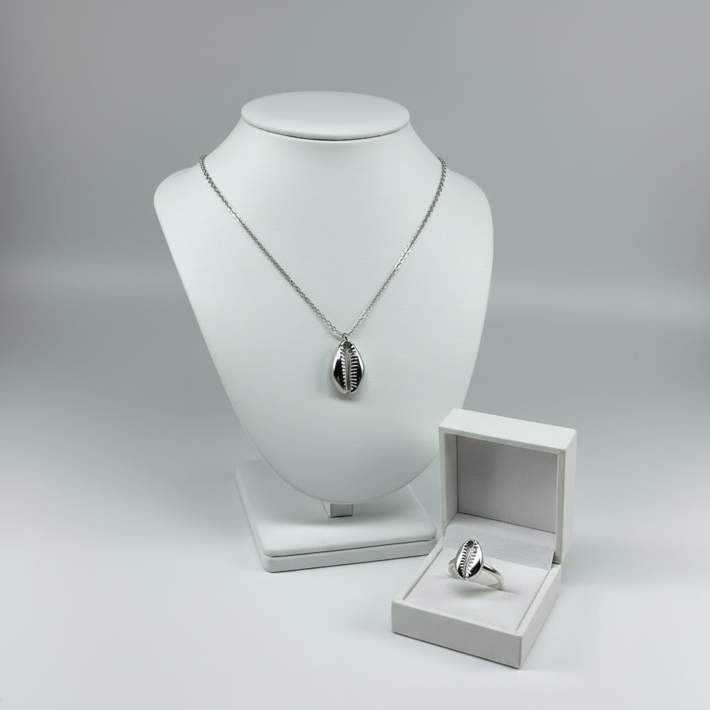 Anillo Ajustable SEA de Plata Rodiada - Diseño Veraniego