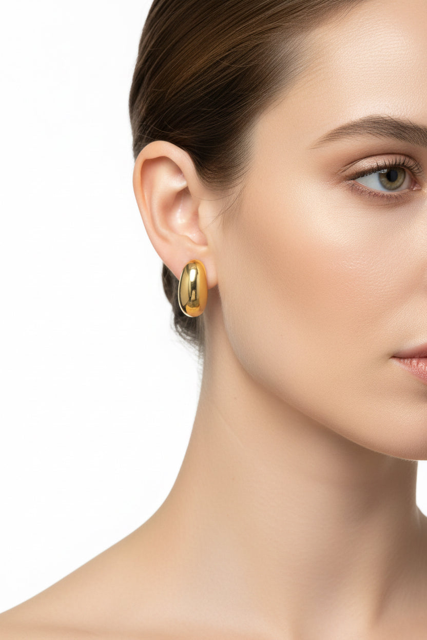 Pendientes Lágrima Dorada - Elegancia y Lujo Atemporal