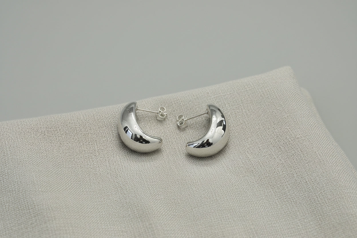 Pendientes Lágrima de Plata de Ley 925 - Diseño Artesanal