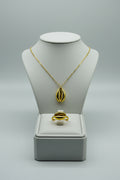 Conjunto SEA GOLD - Anillo y Collar con Concha Marina